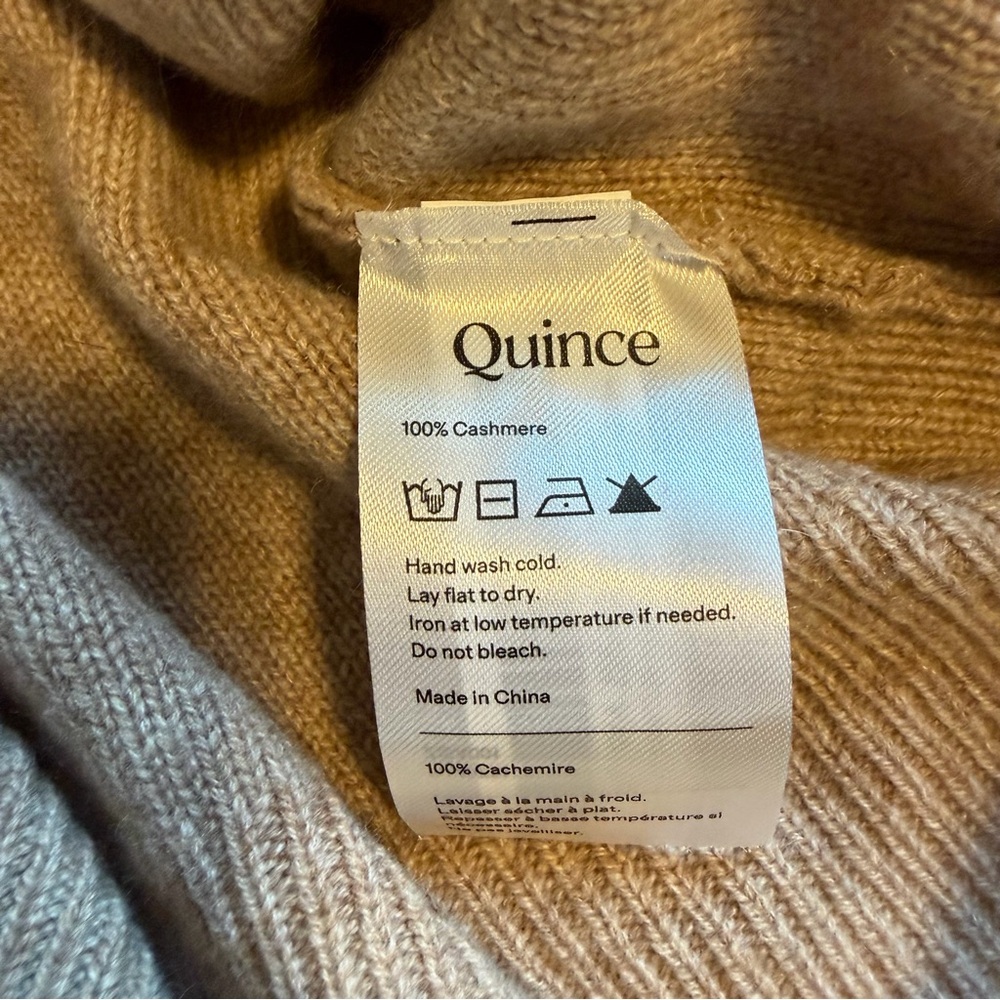 Quince Cashmere Mock Neck Sweater - Picture 4 of 4